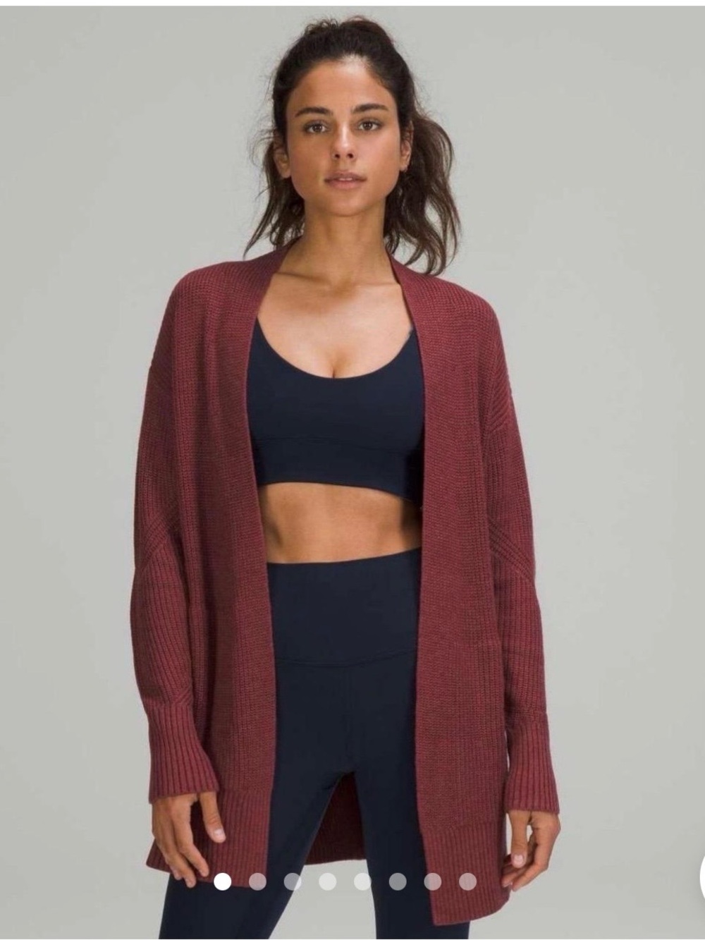Lululemon Cardigan Burgundy- Red Size XS/S